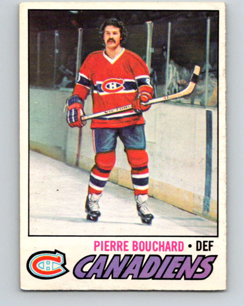 1977-78 O-Pee-Chee #20 Pierre Bouchard  Montreal Canadiens  V13052