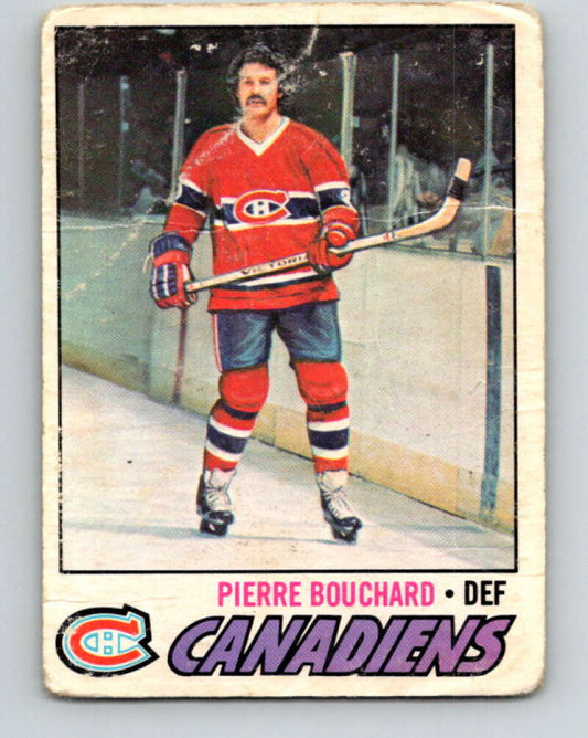 1977-78 O-Pee-Chee #20 Pierre Bouchard  Montreal Canadiens  V13053