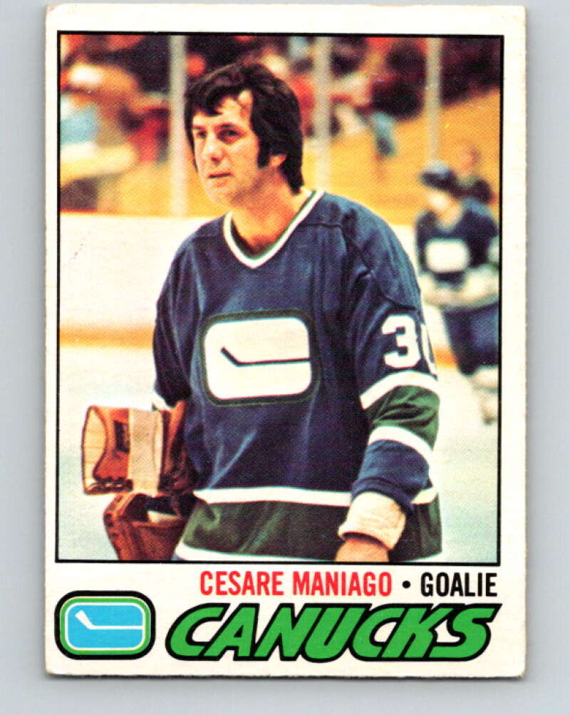 1977-78 O-Pee-Chee #23 Cesare Maniago  Vancouver Canucks  V13070