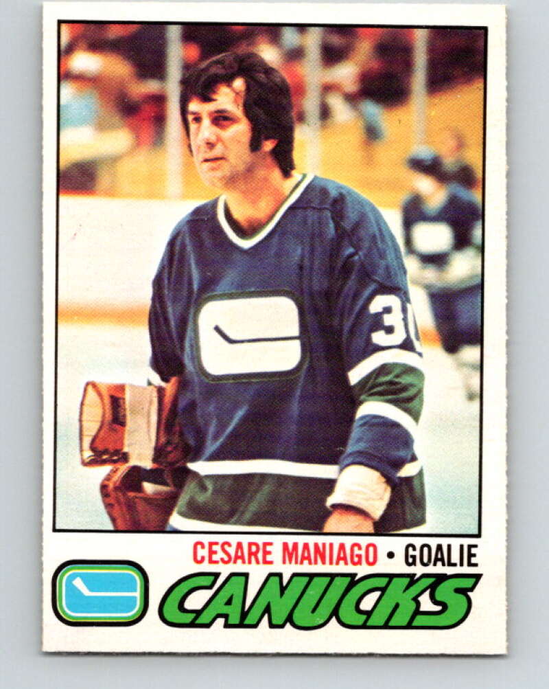 1977-78 O-Pee-Chee #23 Cesare Maniago  Vancouver Canucks  V13071