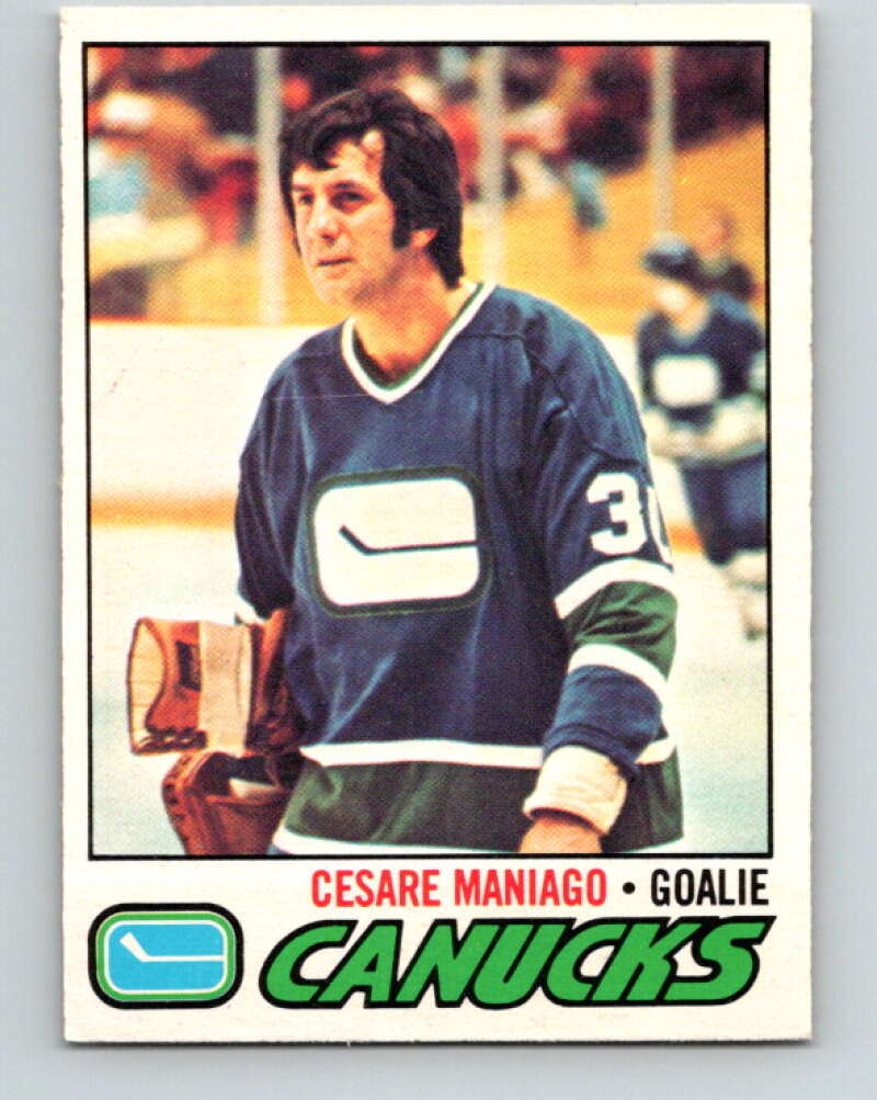 1977-78 O-Pee-Chee #23 Cesare Maniago  Vancouver Canucks  V13072