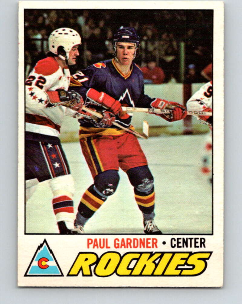 1977-78 O-Pee-Chee #24 Paul Gardner  RC Rookie Colorado Rockies  V13076