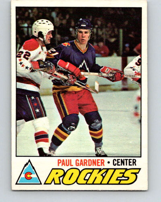 1977-78 O-Pee-Chee #24 Paul Gardner  RC Rookie Colorado Rockies  V13077