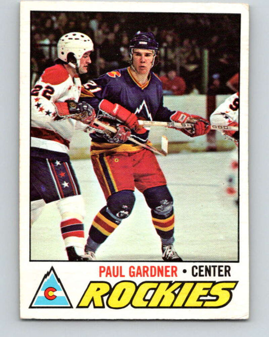 1977-78 O-Pee-Chee #24 Paul Gardner  RC Rookie Colorado Rockies  V13078