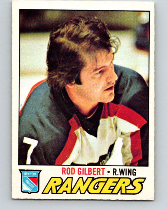 1977-78 O-Pee-Chee #25 Rod Gilbert  New York Rangers  V13082