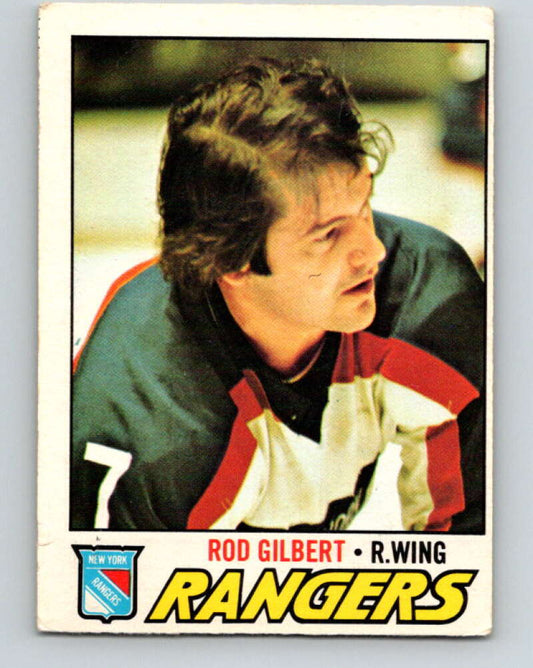 1977-78 O-Pee-Chee #25 Rod Gilbert  New York Rangers  V13083