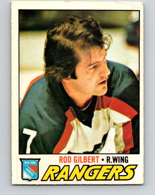 1977-78 O-Pee-Chee #25 Rod Gilbert  New York Rangers  V13084