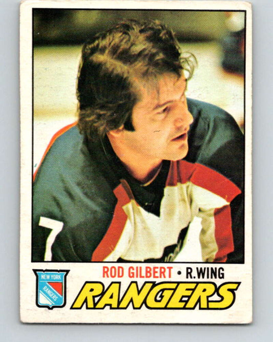 1977-78 O-Pee-Chee #25 Rod Gilbert  New York Rangers  V13087