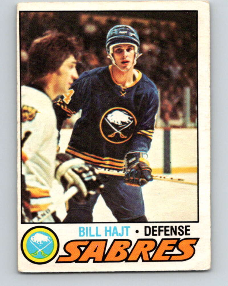 1977-78 O-Pee-Chee #27 Bill Hajt  Buffalo Sabres  V13094