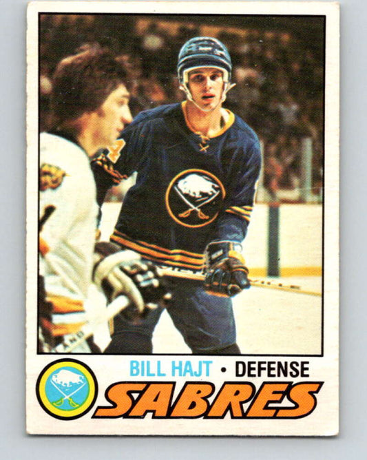 1977-78 O-Pee-Chee #27 Bill Hajt  Buffalo Sabres  V13095