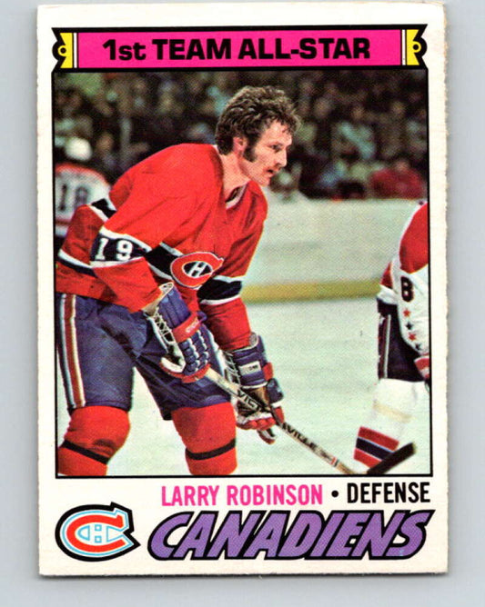 1977-78 O-Pee-Chee #30 Larry Robinson AS  Montreal Canadiens  V13110