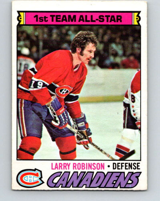 1977-78 O-Pee-Chee #30 Larry Robinson AS  Montreal Canadiens  V13111