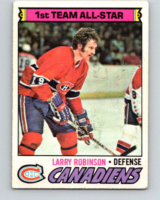 1977-78 O-Pee-Chee #30 Larry Robinson AS  Montreal Canadiens  V13115
