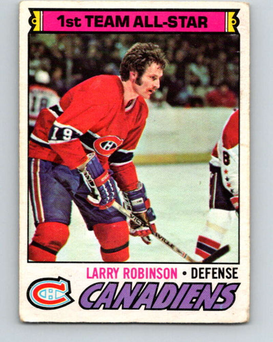 1977-78 O-Pee-Chee #30 Larry Robinson AS  Montreal Canadiens  V13117