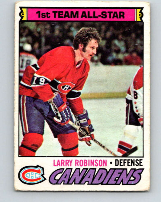 1977-78 O-Pee-Chee #30 Larry Robinson AS  Montreal Canadiens  V13118