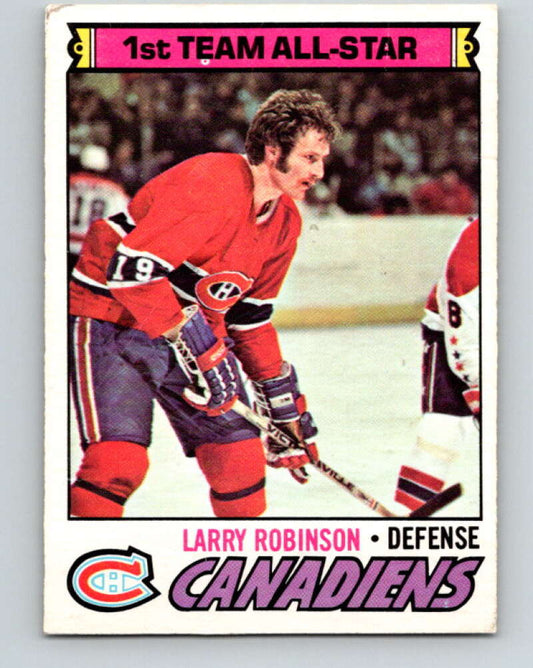 1977-78 O-Pee-Chee #30 Larry Robinson AS  Montreal Canadiens  V13119