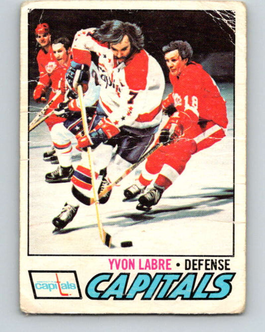 1977-78 O-Pee-Chee #31 Yvon Labre  Washington Capitals  V13122