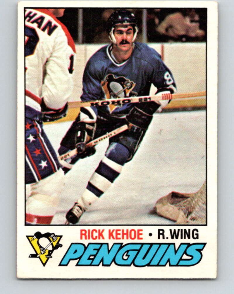 1977-78 O-Pee-Chee #33 Rick Kehoe  Pittsburgh Penguins  V13134