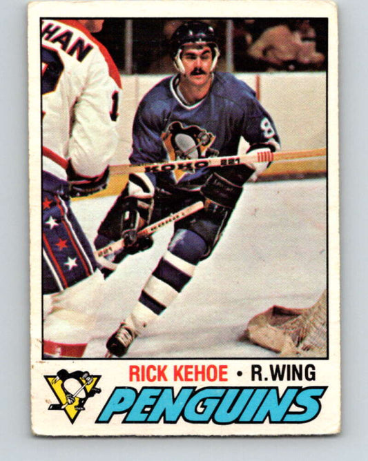 1977-78 O-Pee-Chee #33 Rick Kehoe  Pittsburgh Penguins  V13137