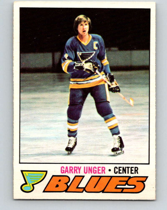 1977-78 O-Pee-Chee #35 Garry Unger  St. Louis Blues  V13149