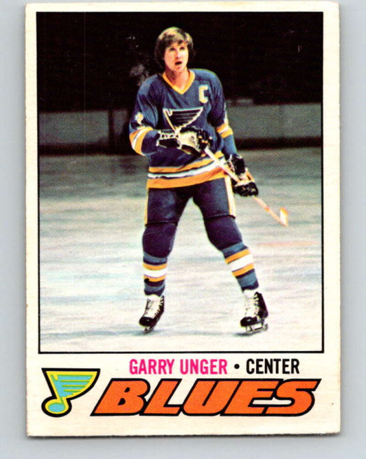 1977-78 O-Pee-Chee #35 Garry Unger  St. Louis Blues  V13153