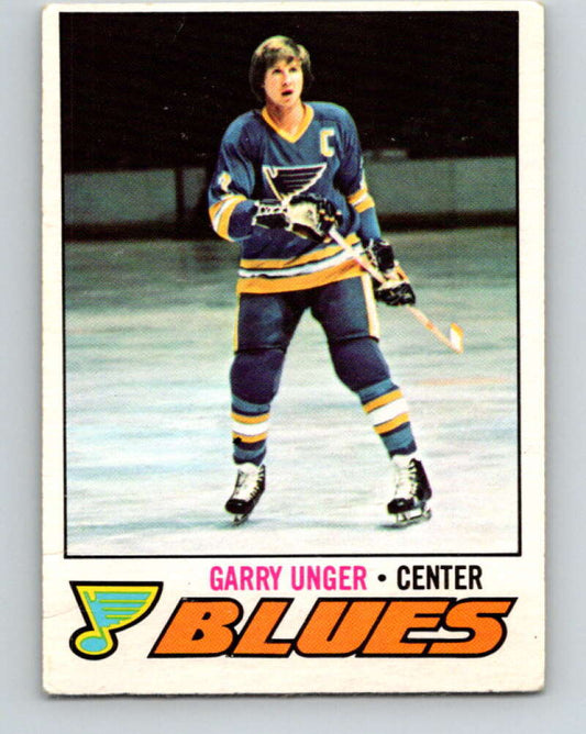 1977-78 O-Pee-Chee #35 Garry Unger  St. Louis Blues  V13154