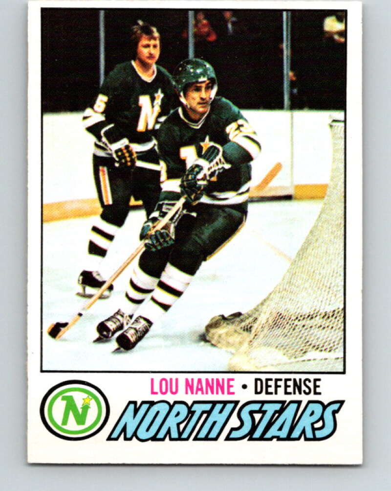 1977-78 O-Pee-Chee #36 Lou Nanne  Minnesota North Stars  V13157