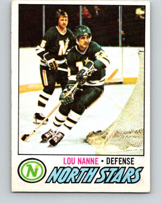 1977-78 O-Pee-Chee #36 Lou Nanne  Minnesota North Stars  V13158