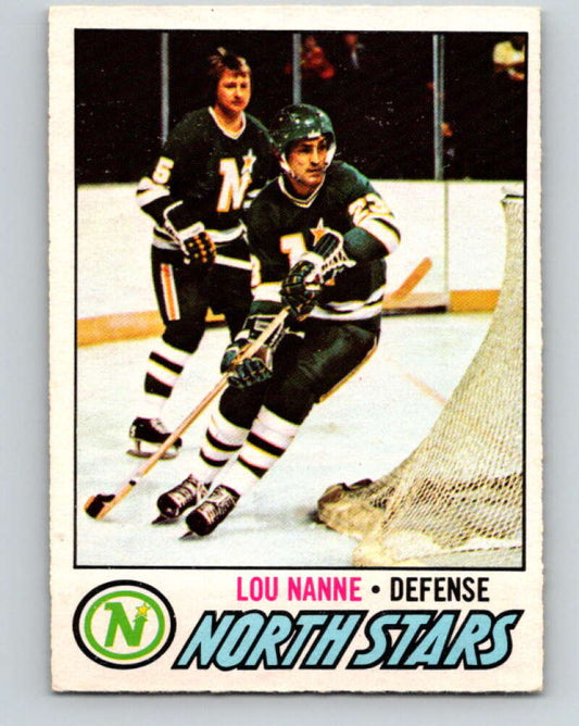 1977-78 O-Pee-Chee #36 Lou Nanne  Minnesota North Stars  V13159