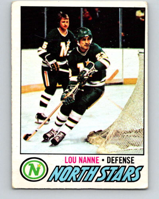 1977-78 O-Pee-Chee #36 Lou Nanne  Minnesota North Stars  V13161