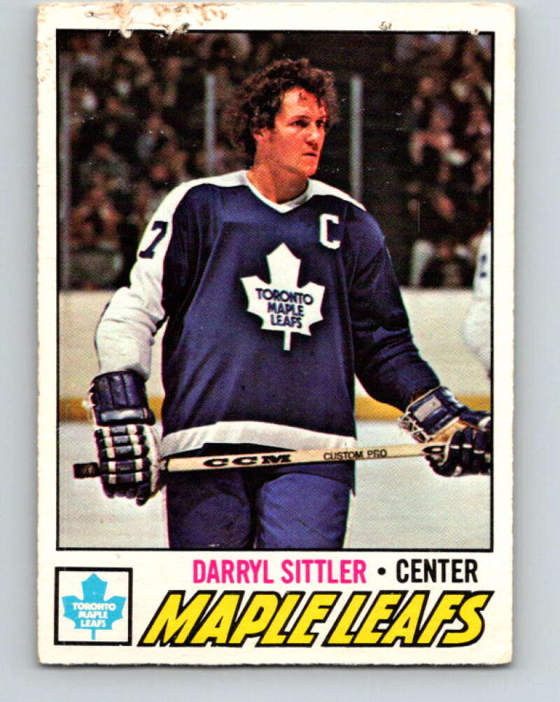 1977-78 O-Pee-Chee #38 Darryl Sittler  Toronto Maple Leafs  V13173