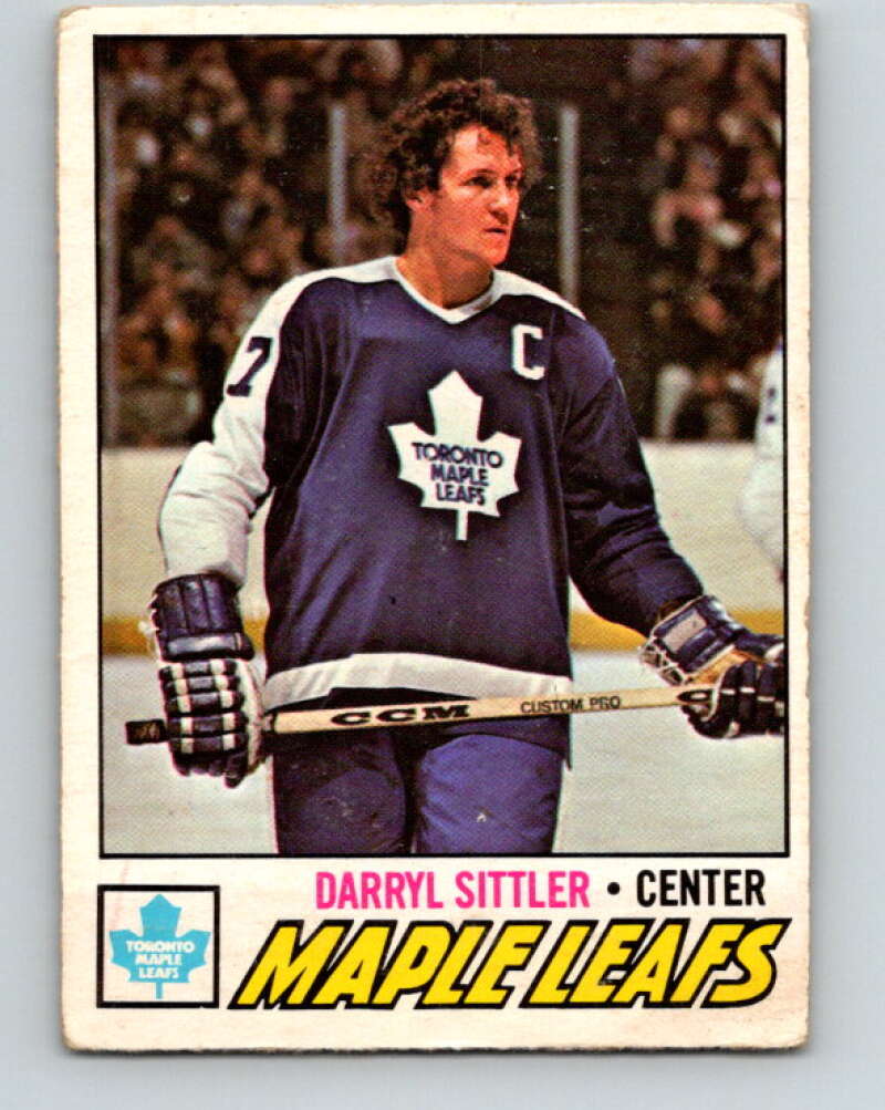 1977-78 O-Pee-Chee #38 Darryl Sittler  Toronto Maple Leafs  V13176