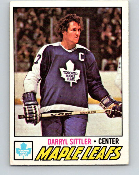 1977-78 O-Pee-Chee #38 Darryl Sittler  Toronto Maple Leafs  V13177