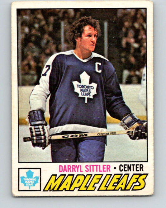 1977-78 O-Pee-Chee #38 Darryl Sittler  Toronto Maple Leafs  V13178