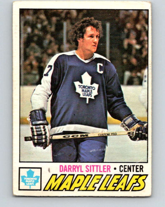 1977-78 O-Pee-Chee #38 Darryl Sittler  Toronto Maple Leafs  V13179