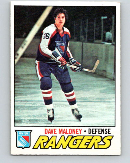 1977-78 O-Pee-Chee #41 Dave Maloney  New York Rangers  V13193