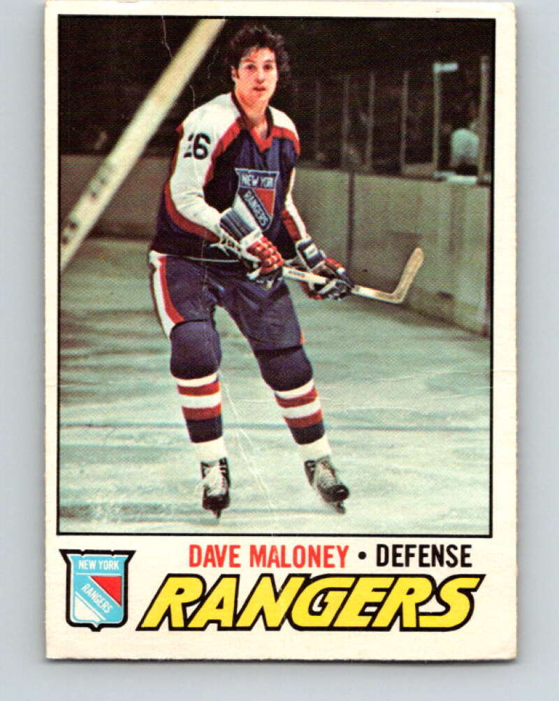 1977-78 O-Pee-Chee #41 Dave Maloney  New York Rangers  V13194