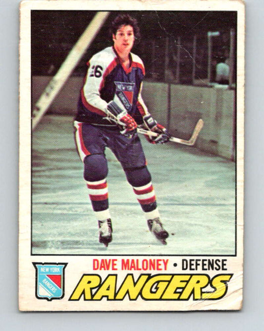 1977-78 O-Pee-Chee #41 Dave Maloney  New York Rangers  V13195