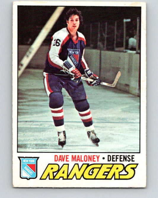 1977-78 O-Pee-Chee #41 Dave Maloney  New York Rangers  V13196