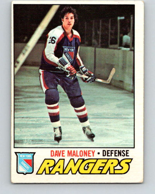 1977-78 O-Pee-Chee #41 Dave Maloney  New York Rangers  V13198