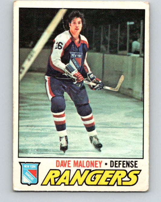 1977-78 O-Pee-Chee #41 Dave Maloney  New York Rangers  V13199