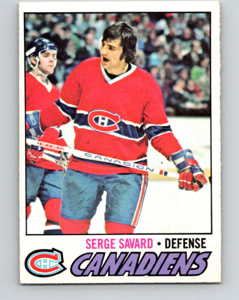 1977-78 O-Pee-Chee #45 Serge Savard  Montreal Canadiens  V13218