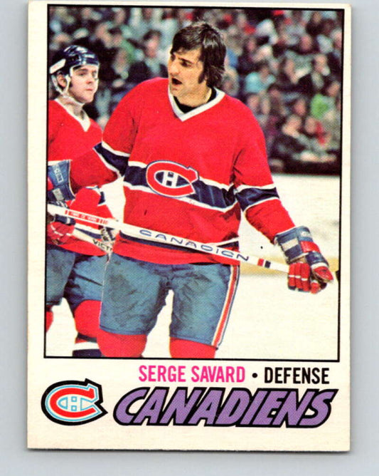 1977-78 O-Pee-Chee #45 Serge Savard  Montreal Canadiens  V13219