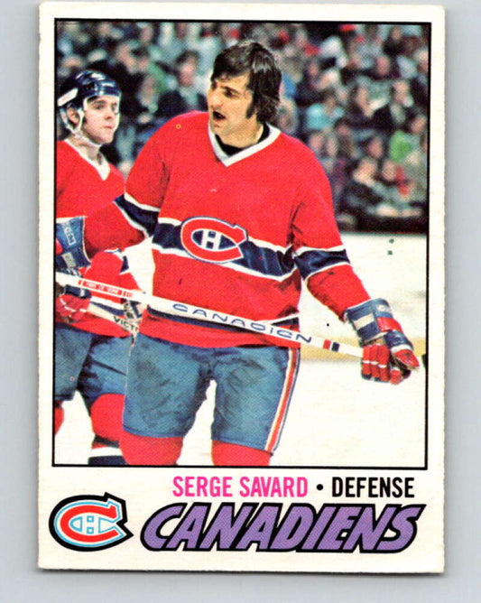 1977-78 O-Pee-Chee #45 Serge Savard  Montreal Canadiens  V13220