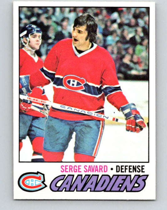 1977-78 O-Pee-Chee #45 Serge Savard  Montreal Canadiens  V13221