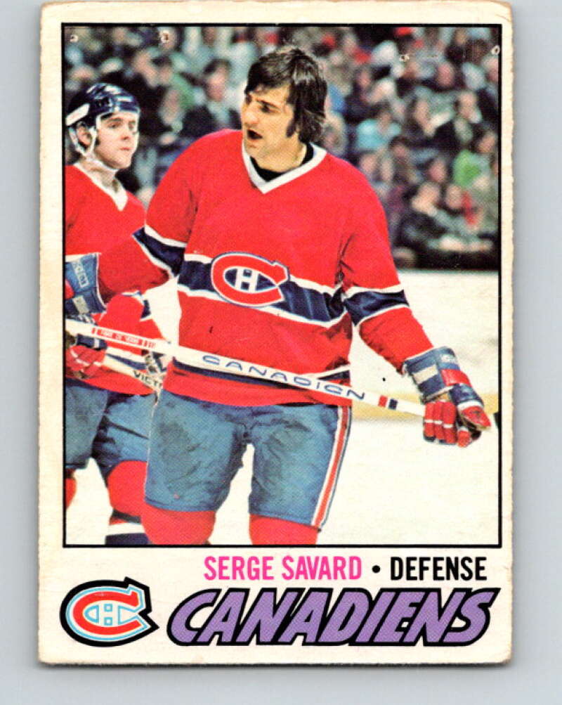 1977-78 O-Pee-Chee #45 Serge Savard  Montreal Canadiens  V13223