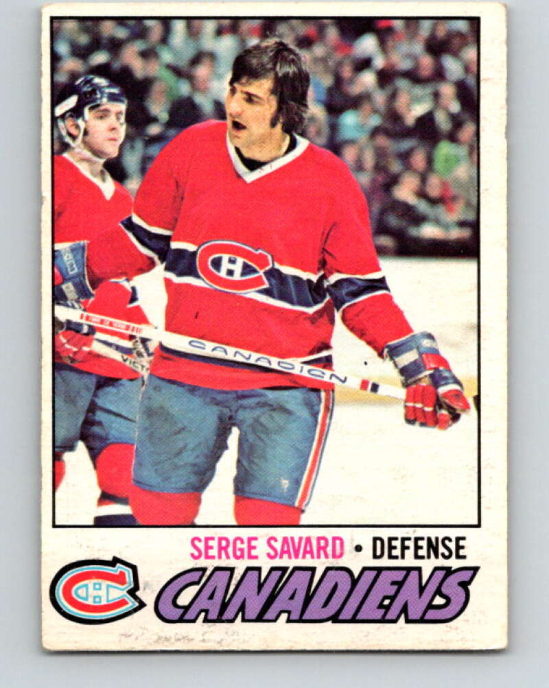 1977-78 O-Pee-Chee #45 Serge Savard  Montreal Canadiens  V13226