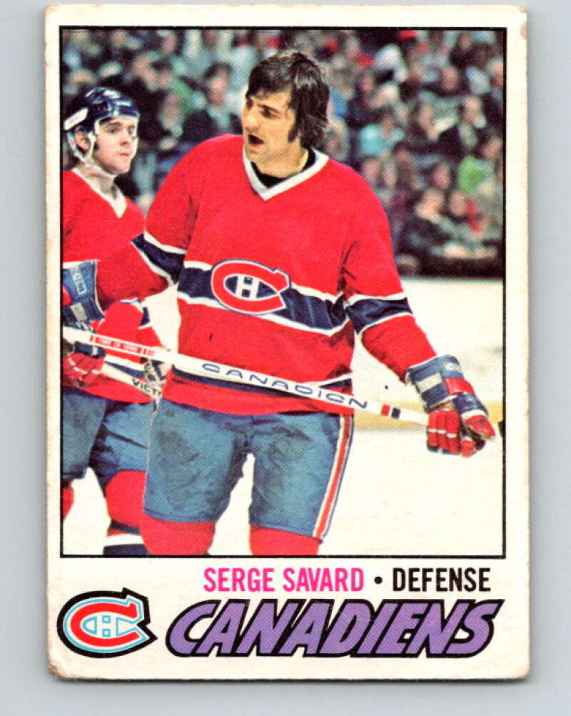 1977-78 O-Pee-Chee #45 Serge Savard  Montreal Canadiens  V13227