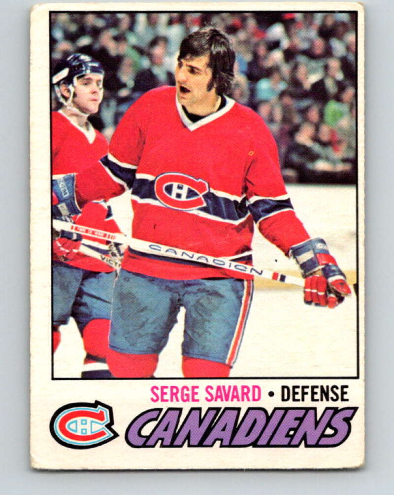 1977-78 O-Pee-Chee #45 Serge Savard  Montreal Canadiens  V13228