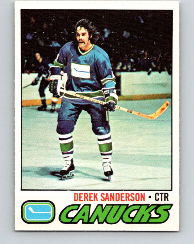 1977-78 O-Pee-Chee #46 Derek Sanderson  Vancouver Canucks  V13230